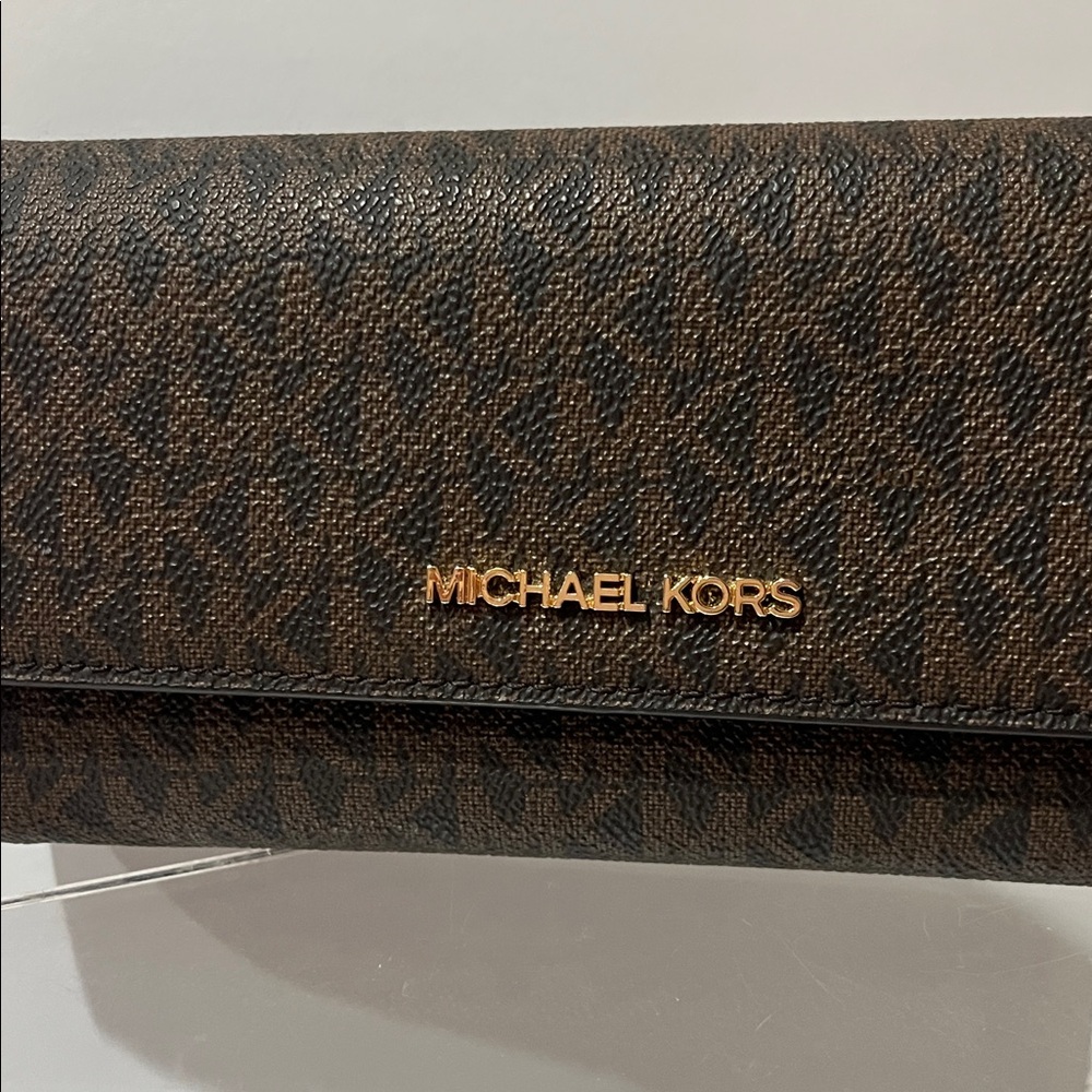 New Michael Kors Brown Monogram wallet